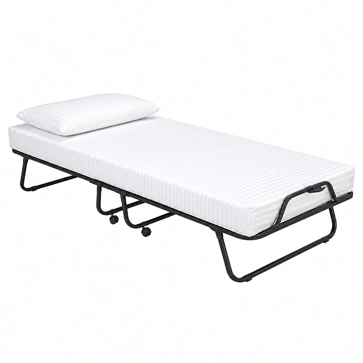 Platzsparendes Klappbett 90x200 mit Memory Foam Matratze und Gratis Visco-Kissen