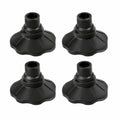 Set aus 4 Antirutsch-Kappen für Campingstühle, Aluminiumlegierung, geeignet für Outdoor-Möbel, klappbar und antisinkend (16 mm)