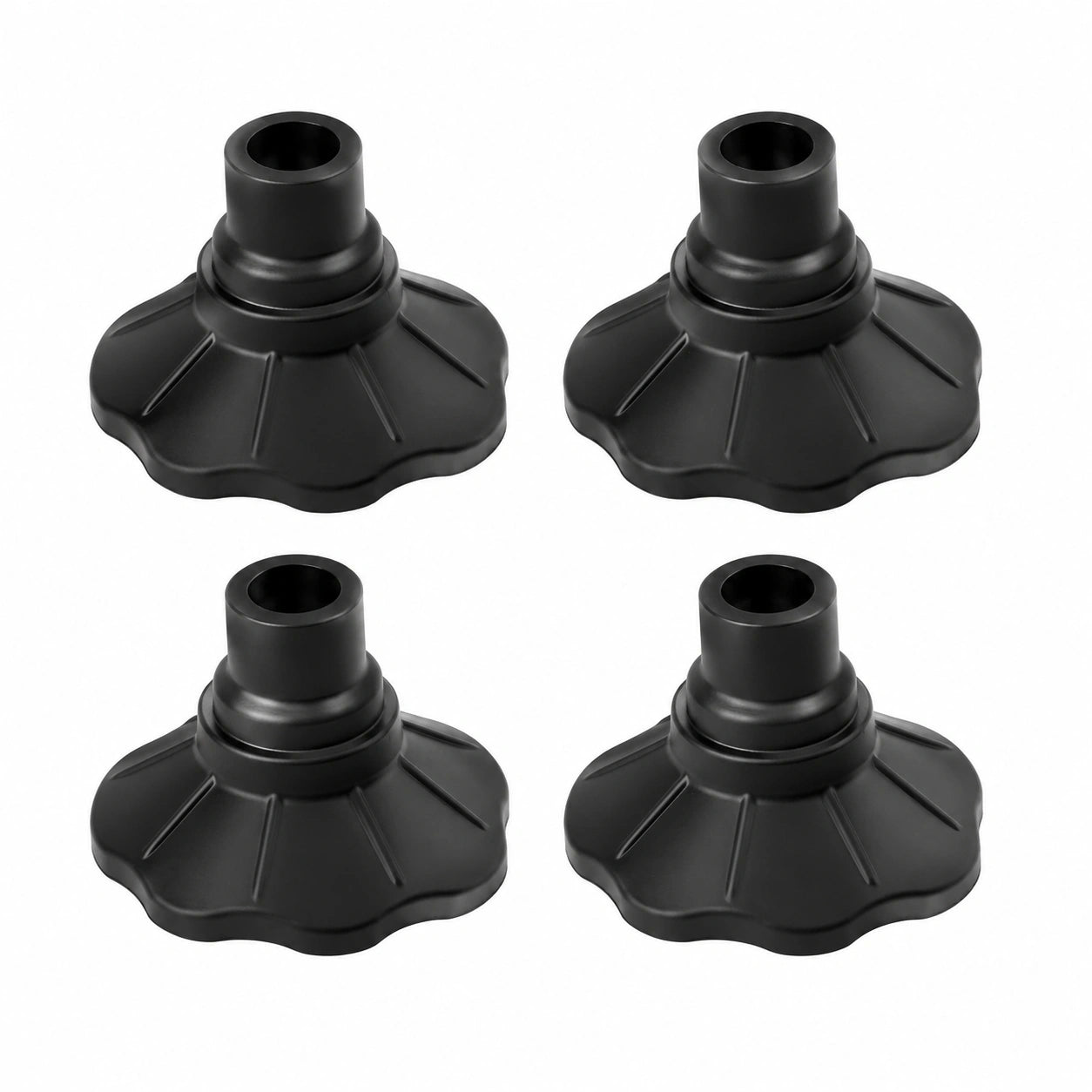 Set aus 4 Antirutsch-Kappen für Campingstühle, Aluminiumlegierung, geeignet für Outdoor-Möbel, klappbar und antisinkend (16 mm)