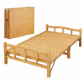Hochwertiges Klappbett aus Nanmu-Holz, multifunktional und platzsparend, robuste Belastbarkeit für Schlafzimmer und Büro, 190x60x50cm