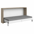 Hochwertiges Klappbett Juist in Eiche San Remo oder Weiß – TÜV-zertifiziertes Schrankbett, ideal für Jugend- oder Gästebereich, erhältlich in 90x200 cm, 120x200 cm und 140x200 cm