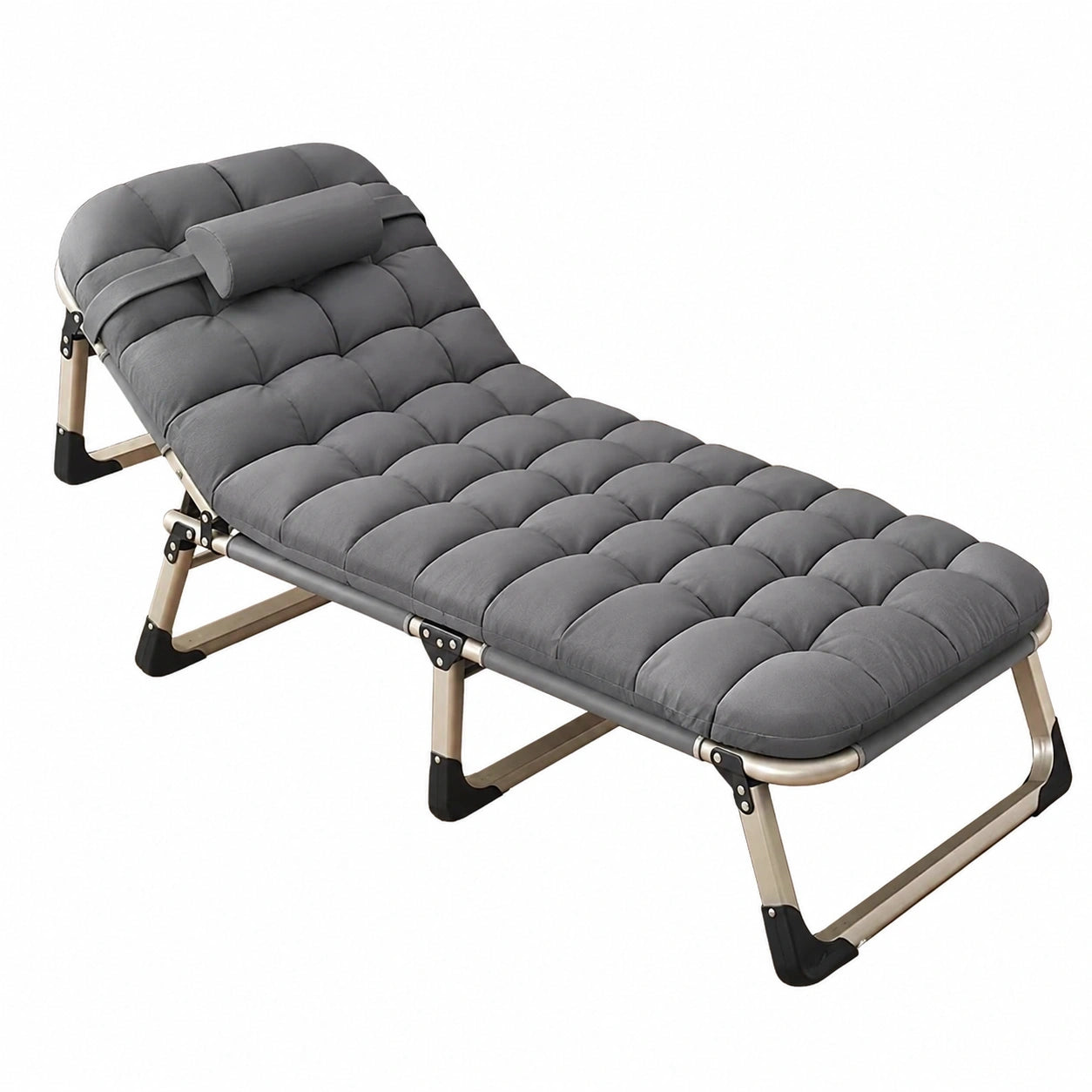 Klappbares Einzelbett 75x194 cm mit Matratze - Leichtes Campingbett für Erwachsene, ideal für Reisen und Garten
