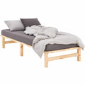 Massivholzbett 90x200 aus Kiefernholz mit Lattenrost, Natürlicher Look für Ihr Schlafzimmer