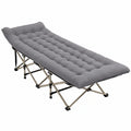 Faltbares Klappbett 185x72x37cm - Tragbare Campingliege für Garten und Pool, robuster Stahlrahmen bis 200kg, komfortabel für Erwachsene und Kinder