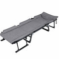 Klappbare Sonnenliege mit Kopfstütze, 3-in-1 verstellbare Gartenliege bis 200 kg, ideal für Camping und Büro