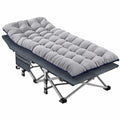 Klappbares Doppel-Campingbett mit 68cm Breite, 400kg Belastbarkeit, inkl. Matratze und Tragetasche