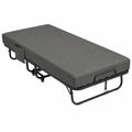Komfortables VOWNER Klappbett 200x90 cm mit Memory-Schaumstoffmatratze, Robuster Metallrahmen & Räder, Bis 200 kg Tragkraft