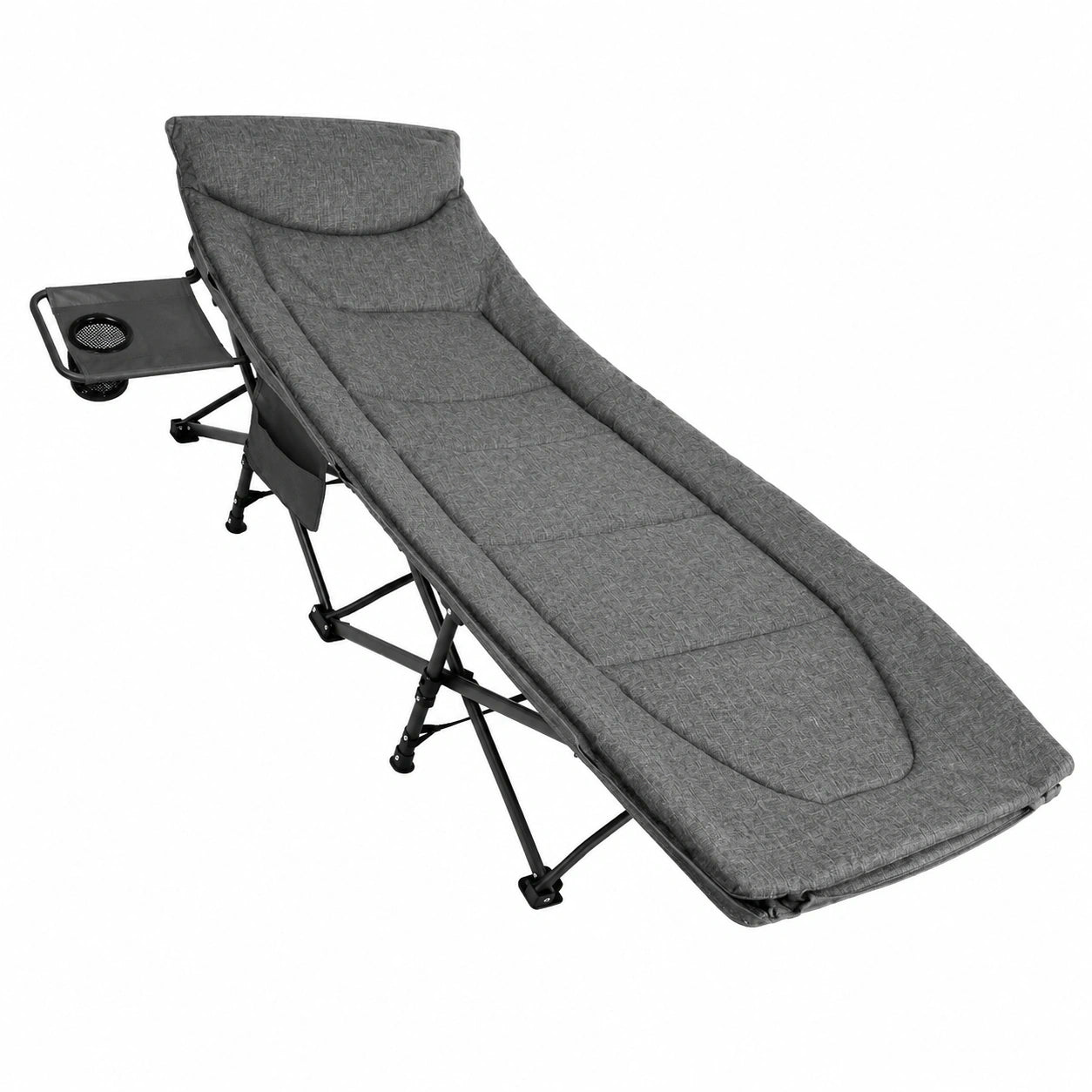 Klappbares Feldbett mit bequemer Matratze – Belastbar bis 200 kg, ideales Gäste- und Campingbett