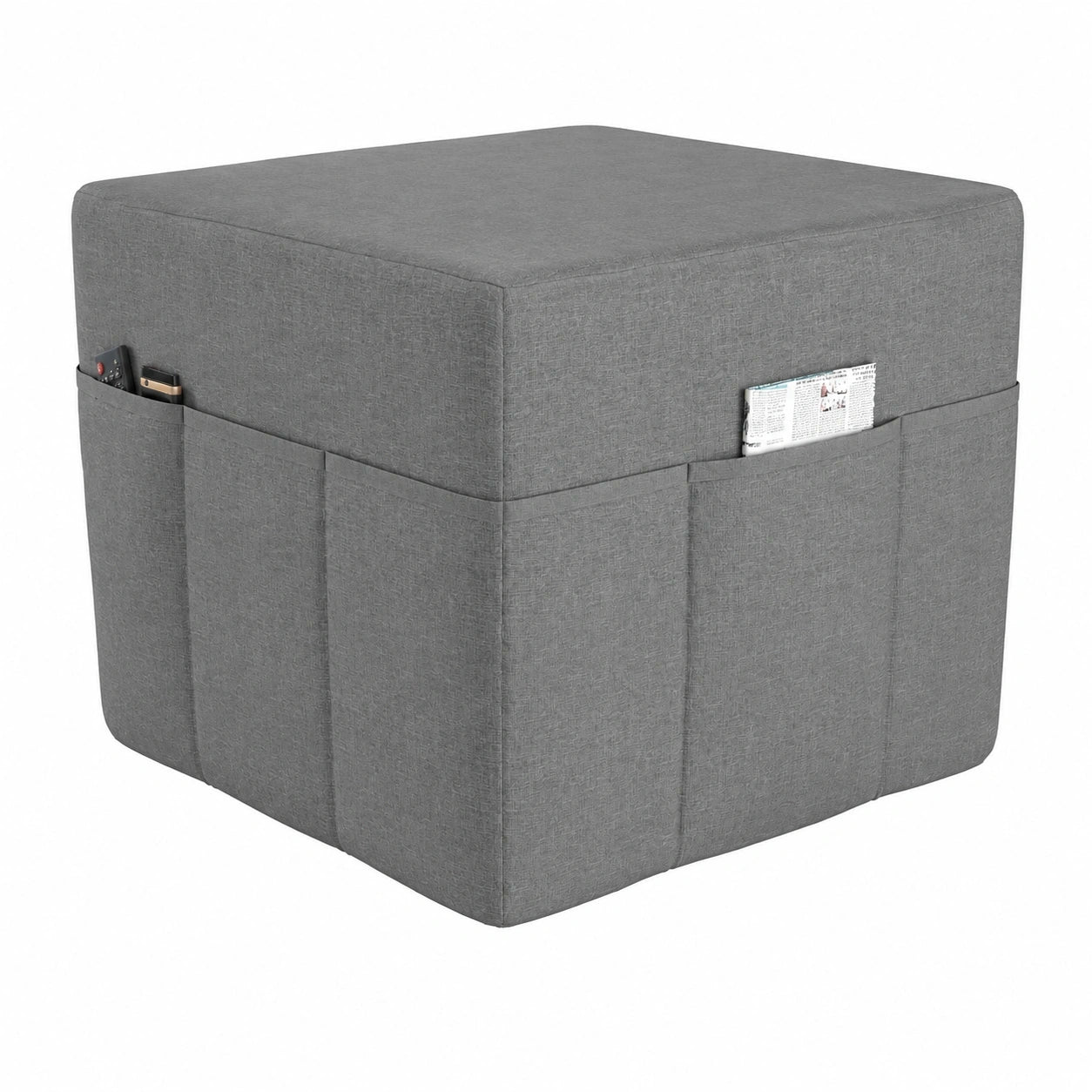 Graue Faltmatratze Hülle für Gästebett 80x195x15 cm - Ideal für Camping und Zuhause